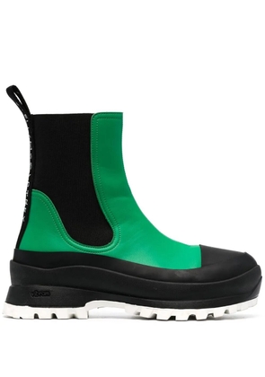 Stella McCartney Trace two-tone ankle boots - Green