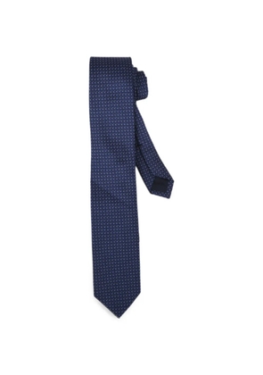 Corneliani patterned silk tie - Blue