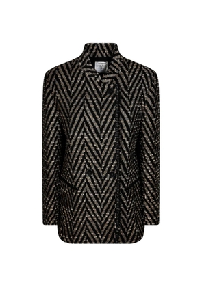 Forte Forte chevron-jacquard jacket - Black