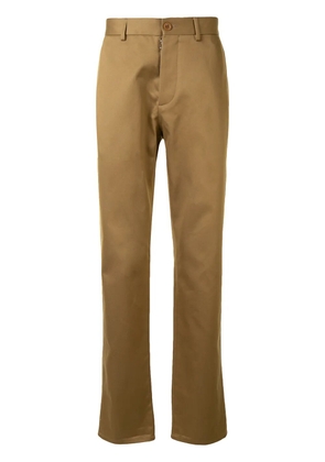 Maison Margiela straight-leg full-length trousers - Brown