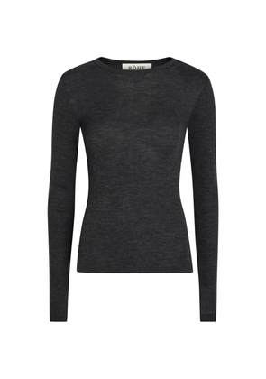 Róhe long-sleeve top - Grey