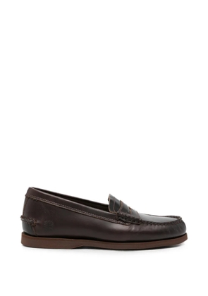 Timberland leather penny loafers - Brown