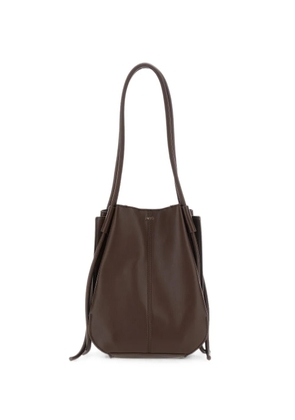 JW Pei logo-lettering drawstring tote bag - Brown