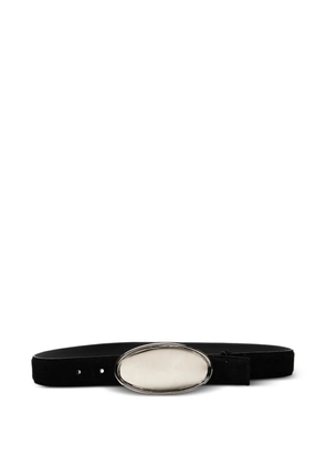Altuzarra oval-plaque belt - Black