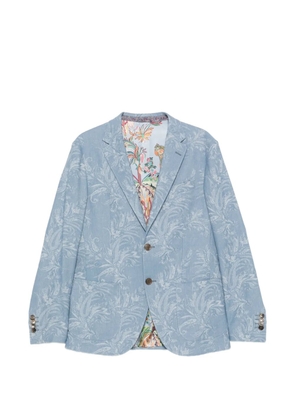 ETRO paisley-print blazer - Blue