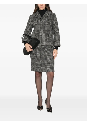 Nº21 check-pattern notched-lapels jacket - Grey