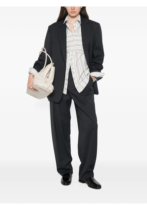 Nº21 notch-lapels panelled jacket - Black