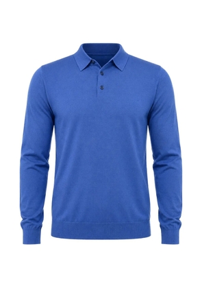 Paolo Pecora long-sleeve polo shirt - Blue