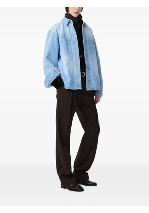 Studio Nicholson Joris bleached-wash shirt - Blue