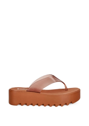 Melissa platform flip-flops - Brown
