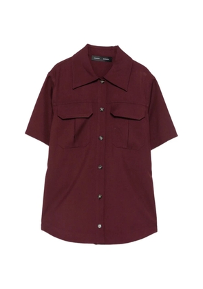 Proenza Schouler belted flap-pocket shirt - Red