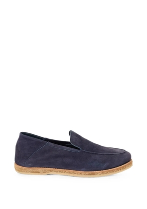 Fedeli suede slip-ons - Blue