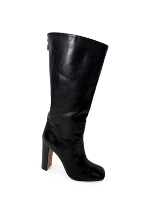 Celine Pre-Owned square-toe riding boots - Black
