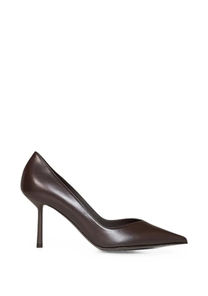 Le Silla Vivienne pointed-toe V-cut pumps - Brown