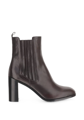 Sartore pointed-toe elasticated ankle boots - Brown