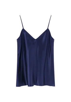 Alberta Ferretti sleeveless V-neck blouse - Blue