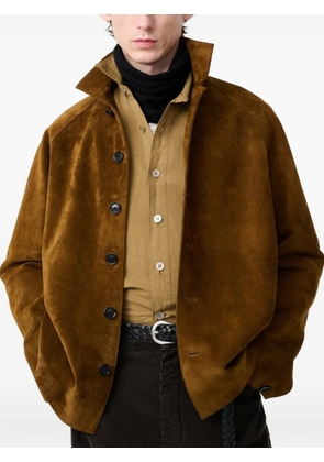 Studio Nicholson Bowe suede jacket - Brown