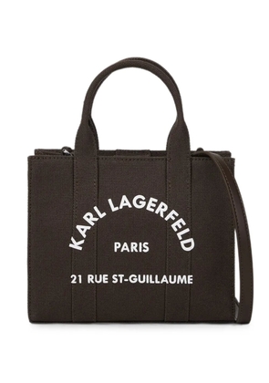Karl Lagerfeld mini Rue St-Guillaume tote bag - Brown