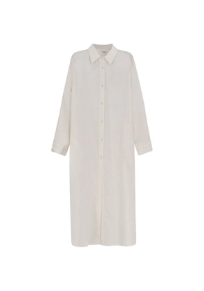 Hevo Arigliano button-up dress - White