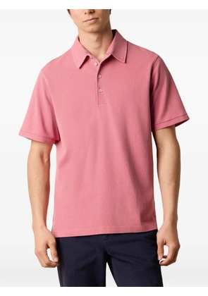 Brooks Brothers button short-sleeve polo shirt - Pink