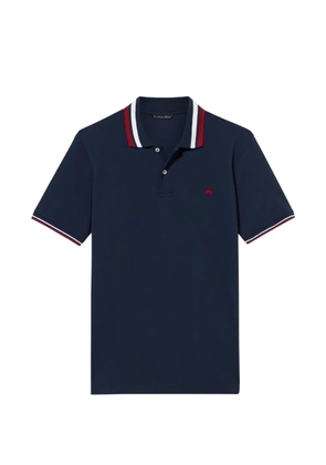 Brooks Brothers embroidered-logo polo shirt - Blue