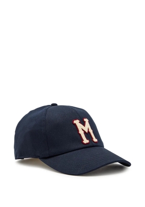 Moncler logo-patch baseball cap - Blue