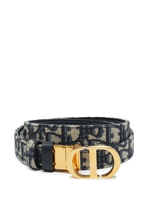 Christian Dior Pre-Owned 30 Montaigne reversible belt - Black