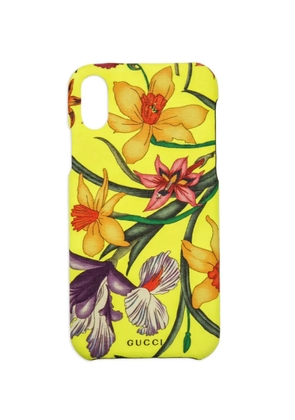 Gucci Flora-print iPhone X/XS case - Yellow