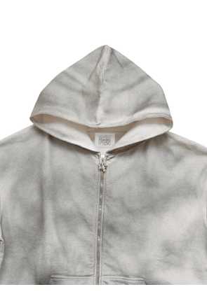 NORMFORM double-layer distressed hoodie - White