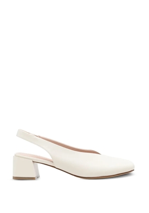 LINDA BAUMANN slingback block-heel pumps - Neutrals