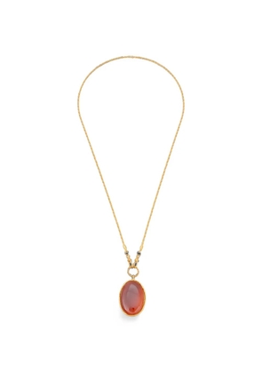 Sylvia Toledano cornaline Talisman necklace - Gold