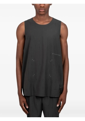 On x PAF Zero Singlet perforated logo-print vest - Grey