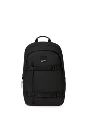 Karl Lagerfeld Jeans coated faux-leather backpack - Black