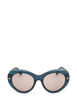 TOM FORD Elodie-02 round-frame sunglasses - Blue