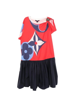 Louis Vuitton Pre-Owned 2010s Game On asymmetrical mini dress - Red