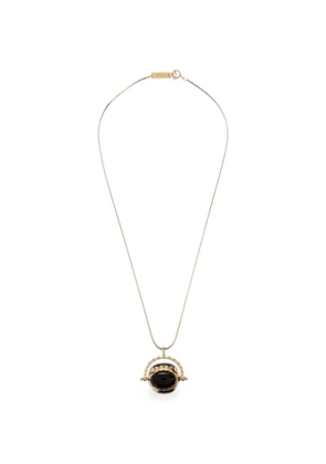ISABEL MARANT Hanae stone-pendant necklace - Gold