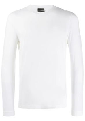 Giorgio Armani longsleeved T-shirt - White