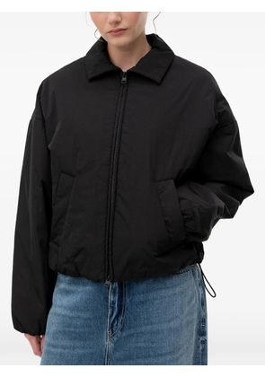 HUGO zip-up drawstring jacket - Black