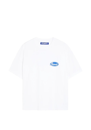 PICANTE Senna logo-print cotton T-shirt - White