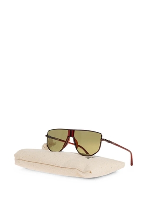 Jacquemus x Linda Farrow Corsa navigator-frame sunglasses - Red