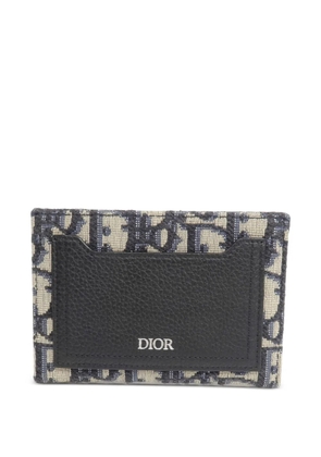 Christian Dior Pre-Owned Oblique card holder - Blue