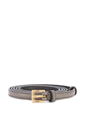 Prada thin leather belt - Grey