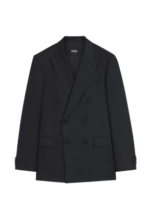 BOSS double-breasted blazer - Black