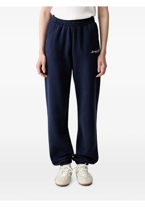 Sporty & Rich Syracuse embroidered track pants - Blue