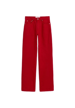 AMI Paris large-fit cotton jeans - Red