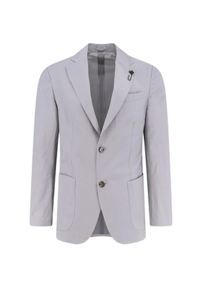 Lardini pin-detail single-breasted blazer - Grey