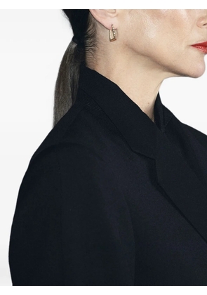Azlee Forma diamond hoop earrings - Gold