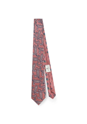ETRO paisley-jacquard tie - Pink
