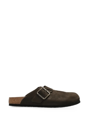 Birkenstock Boston buckle-fastening mules - Brown
