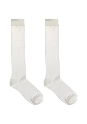 Issey Miyake transparent knee-high socks - Neutrals